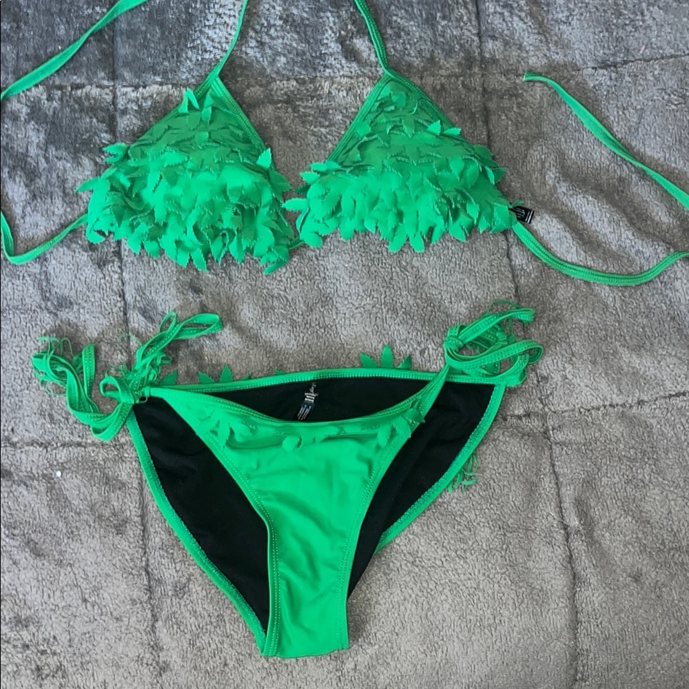 Green MJ Bikini Set